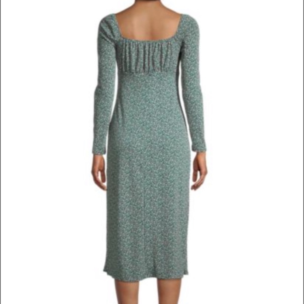 NWT Lush Floral Long Sleeve Midi Dress - Picture 2 of 5